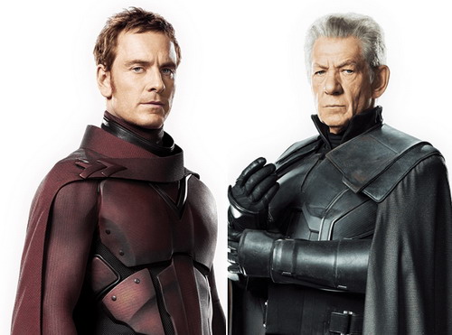 Michael Fassbender đóng vai Magneto thời trẻ và Patrick Stewart hóa thân khi về già.